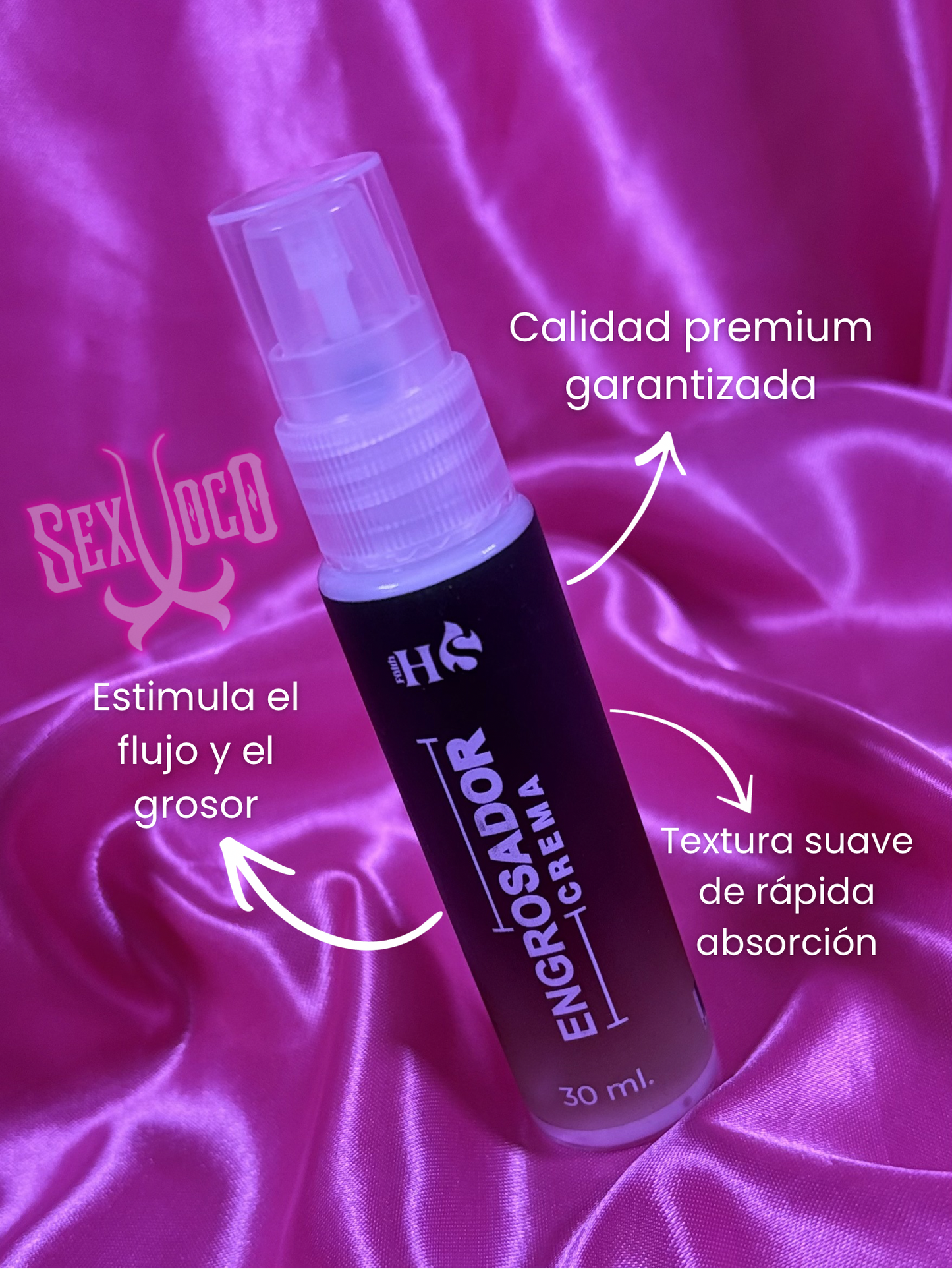 ✨ Crema Engrosadora Masculina HS – Potencia y Confianza (30 ml) ✨