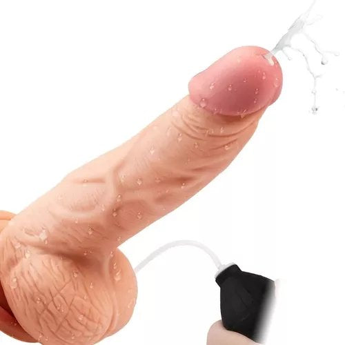 Dildo Realista Lifelike "X-MEN" – Con Vibración y Sistema de Eyaculación (21cm) 🍆💦