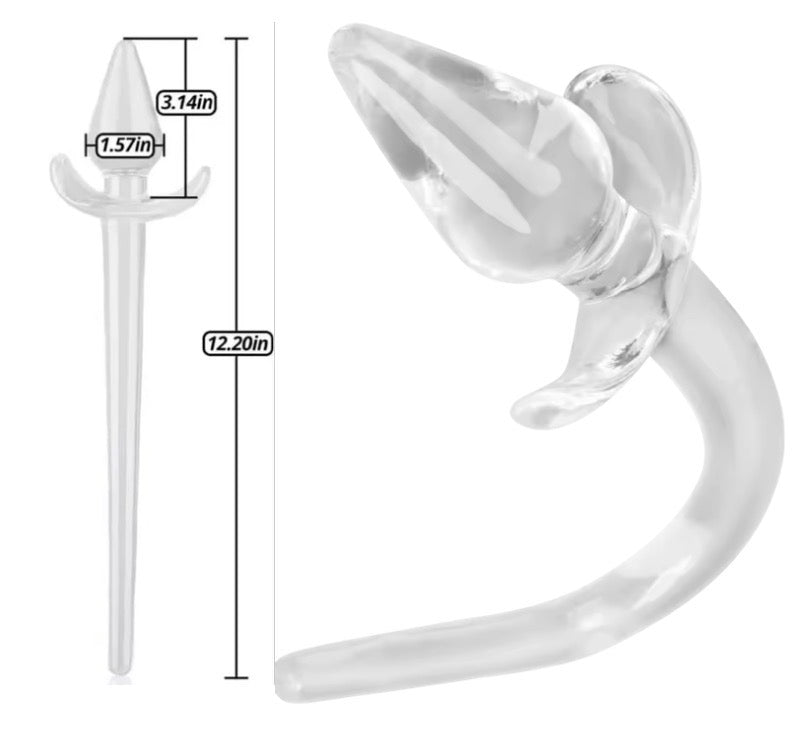 Anal Plug Jelly "Long Tail" – Flexibilidad y Alcance Extremo 🐍✨🍑