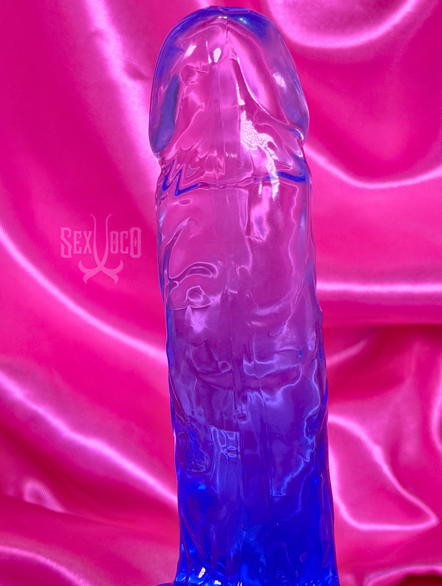 🍆 Dildo Traslúcido Premium con Ventosa (17 cm)
