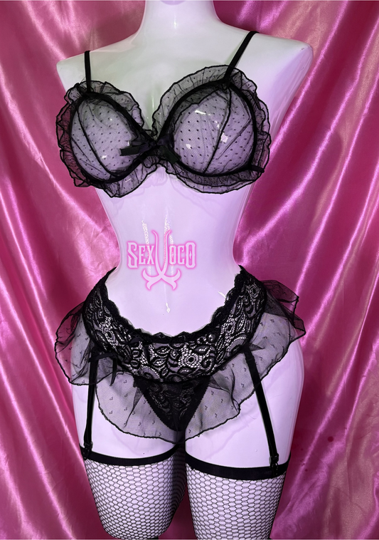 💞 SET "BABY DOTS": COQUETERÍA Y SEDUCCIÓN IRRESISTIBLE