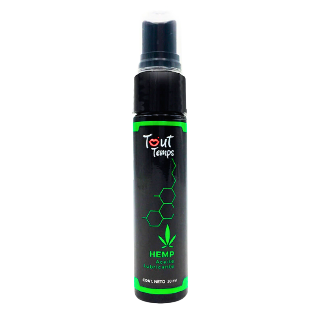 Aceite Lubricante Tout Temps: Hemp – Bienestar y Placer Sensorial (30 ml) 🌿🧘‍♀️