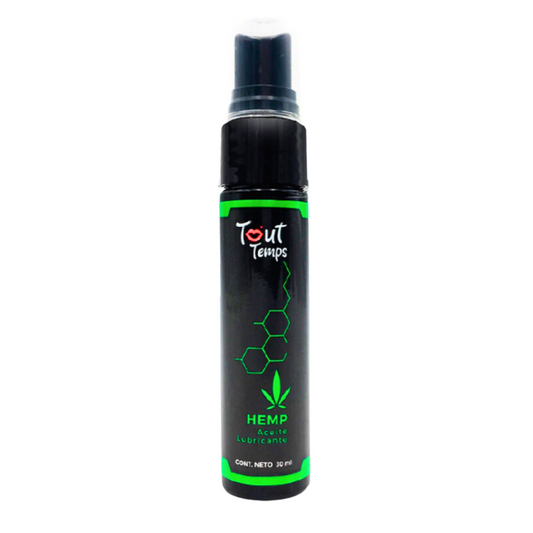 Aceite Lubricante Tout Temps: Hemp – Bienestar y Placer Sensorial (30 ml) 🌿🧘‍♀️