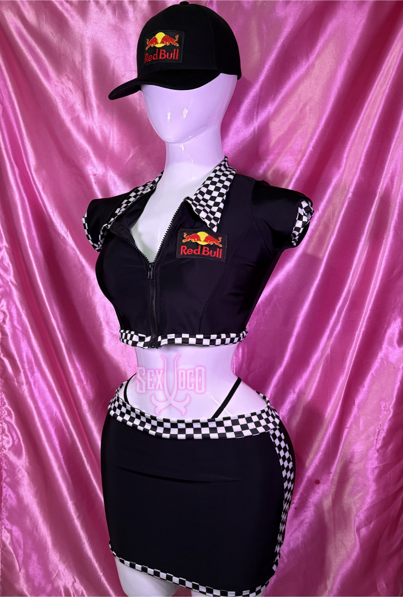🏎️ COSTUME "RED BULL RACE GIRL": ¡LA REINA DE LA PISTA!
