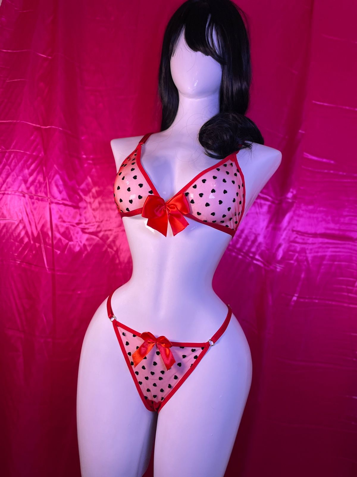 ❤️ CONJUNTO "SWEET SEDUCTION" CON CADENAS DE MENSAJE