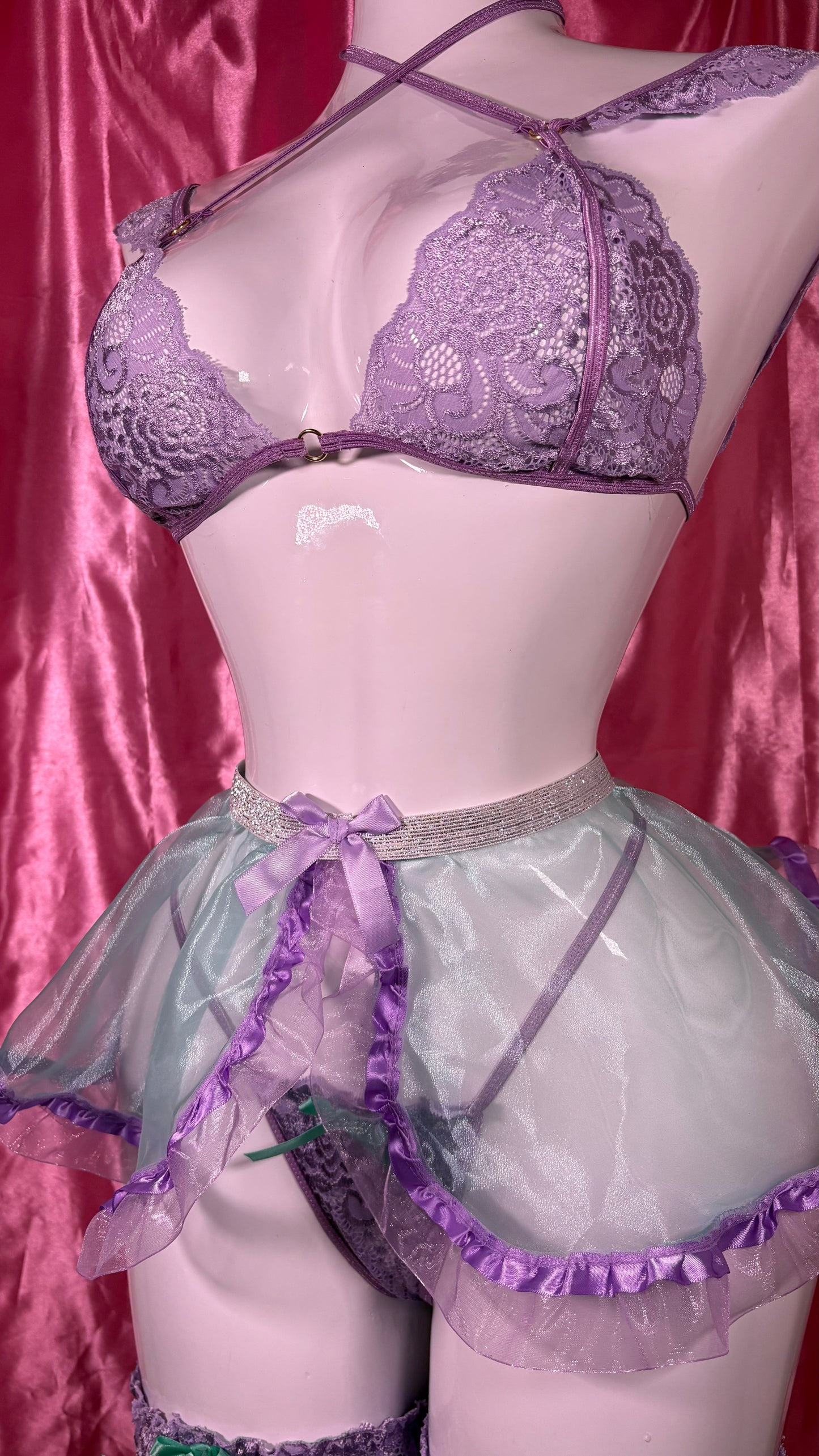 🧜‍♀️ Set "Ariel": Fantasía de Encaje y Tul