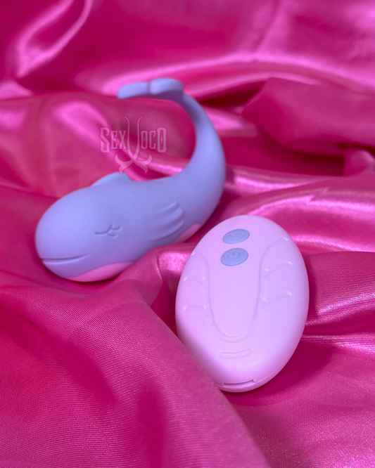 🐳 Ballenita Vibradora "Sweet Wave" con Control Remoto Inalámbrico 🌊✨