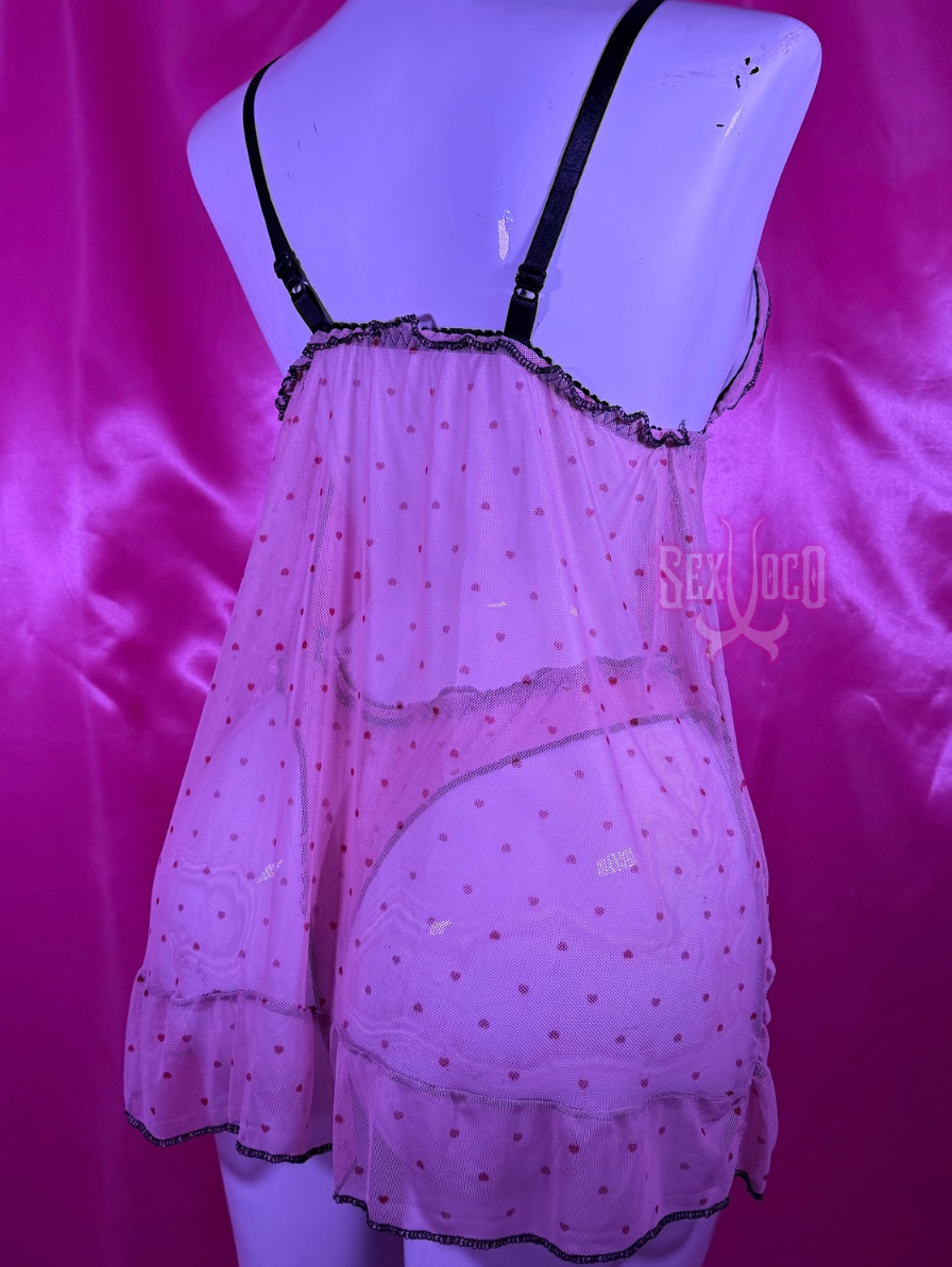 Baby Doll Cinthya de Encaje y Tul | Sex Xoco