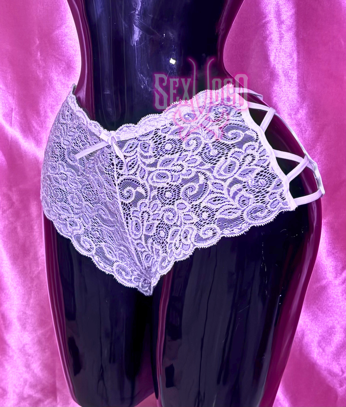 ❤️ CACHETERA "STRAPPY LACE" - DISEÑO ENJAULADO Y ENCAJE