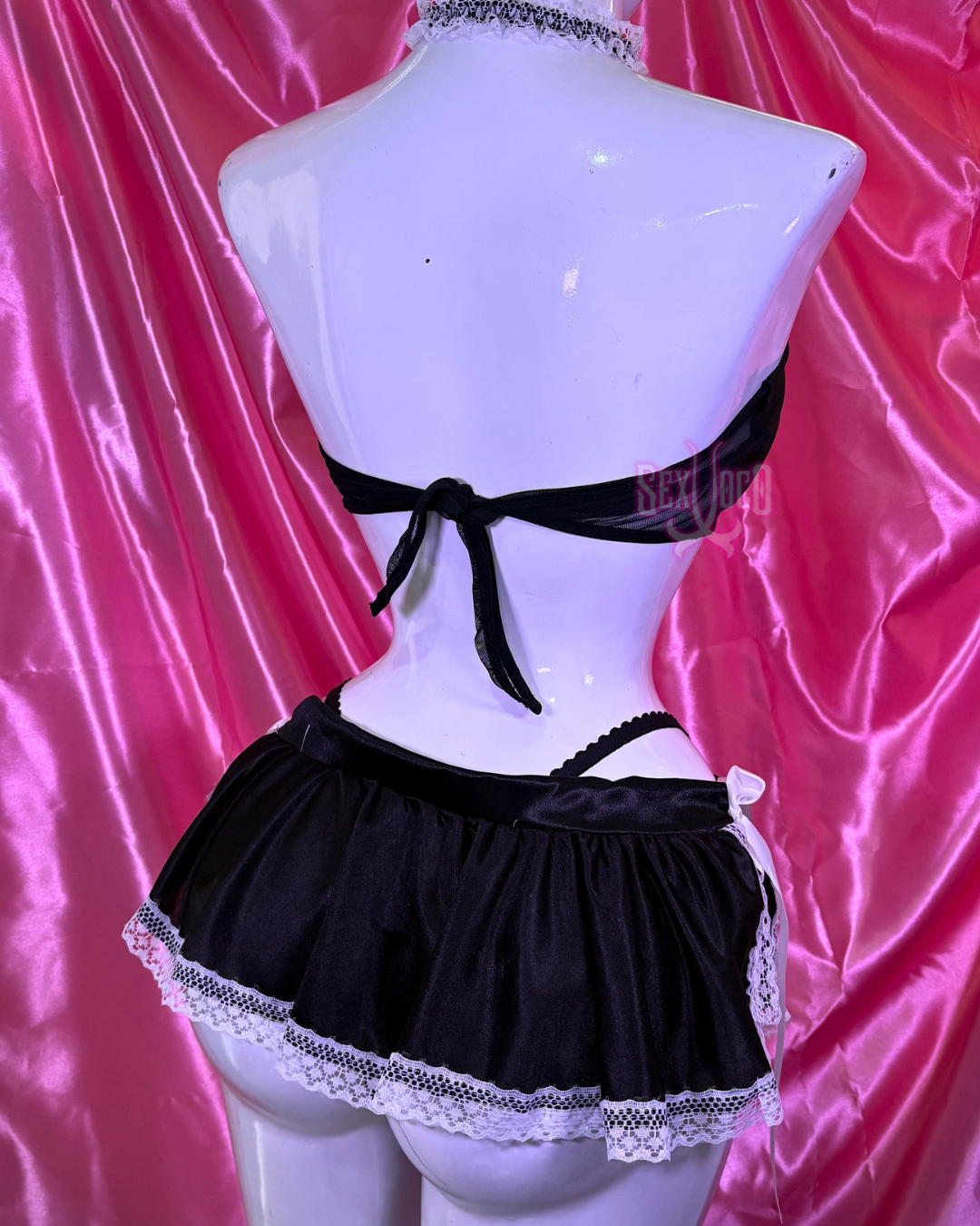 🧹 Coquette Maid Set: Dulzura y Sensualidad Satinada ✨