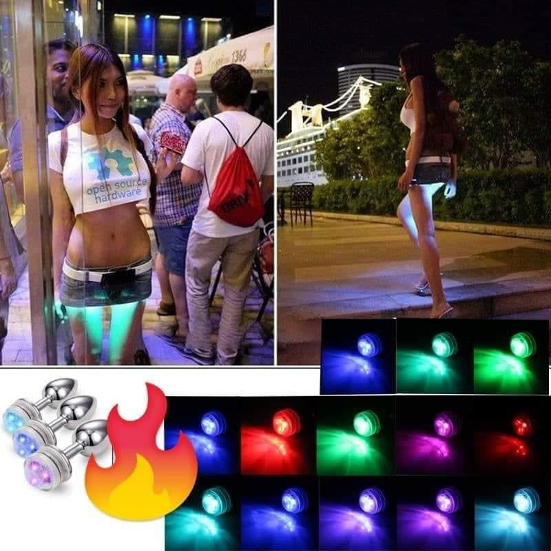 Anal Plug de Lujo "Glow & Pulse" – Ilumina tu Placer 💡✨🍑