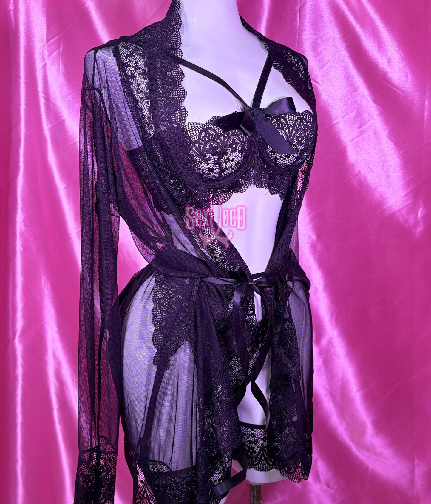 💞 SET "BLACK LACE SEDUCTION": ELEGANCIA Y PASIÓN ABSOLUTA