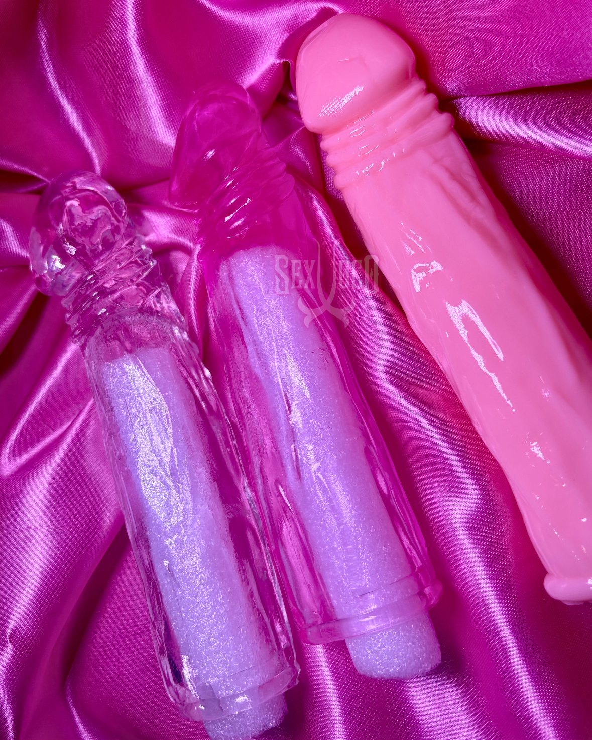 💎 Funda Extensora de Silicón Crystal con Textura Reutilizable ✨🍆