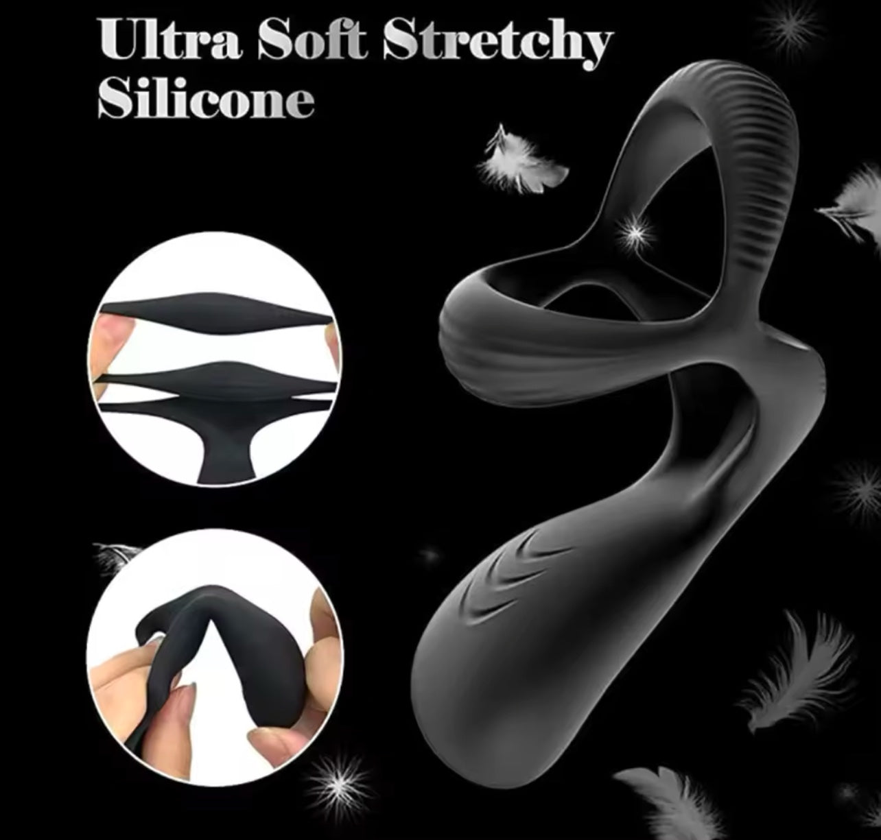 🖤 ANILLO VIBRADOR ELITE: RESISTENCIA Y PLACER TOTAL