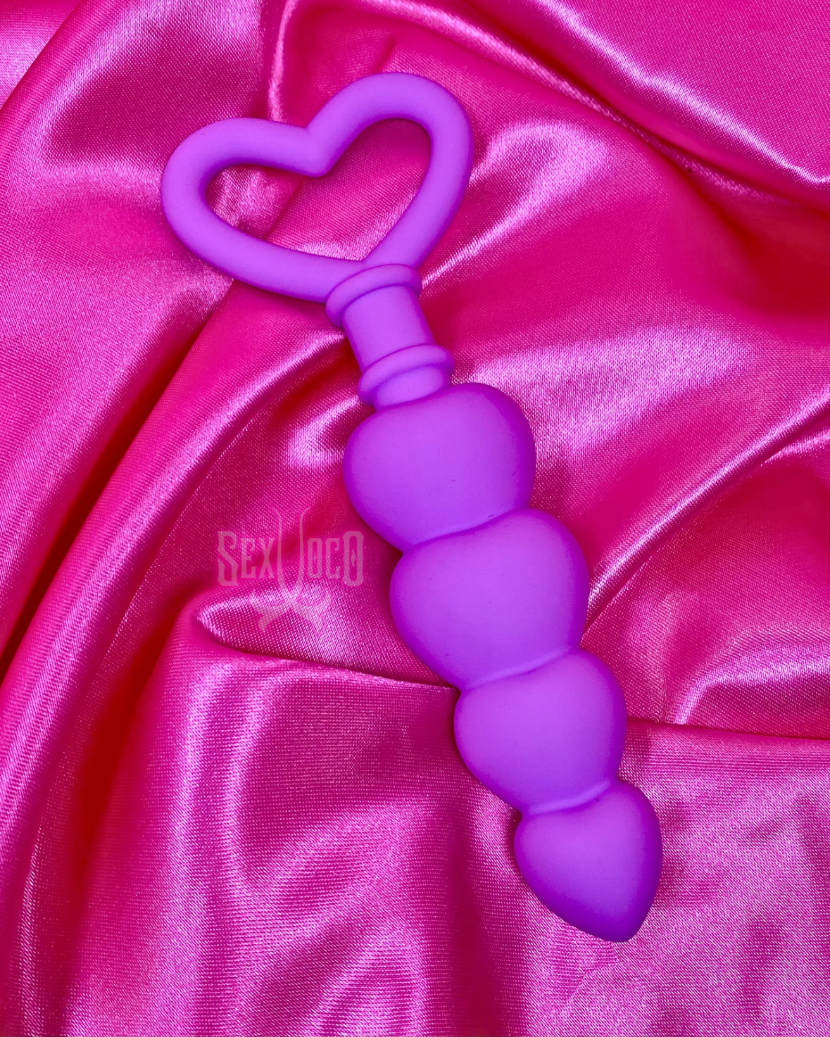 💜 Purple Love Anal Beads: Placer Corazón a Corazón ✨