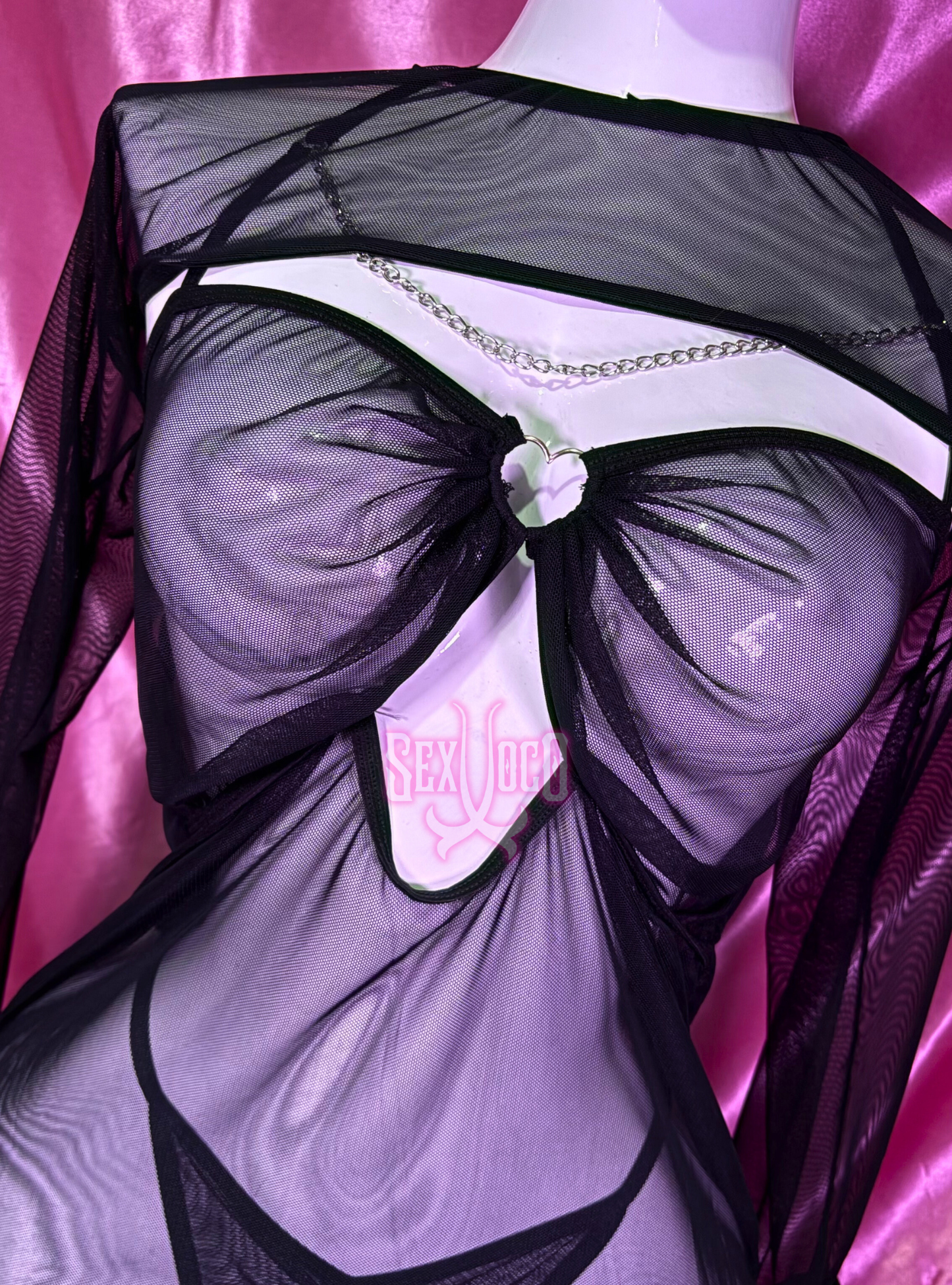 💞 CHEMISE "DESIRE CHAINS": VERSATILIDAD Y SEDUCCIÓN TRANSPARENTE