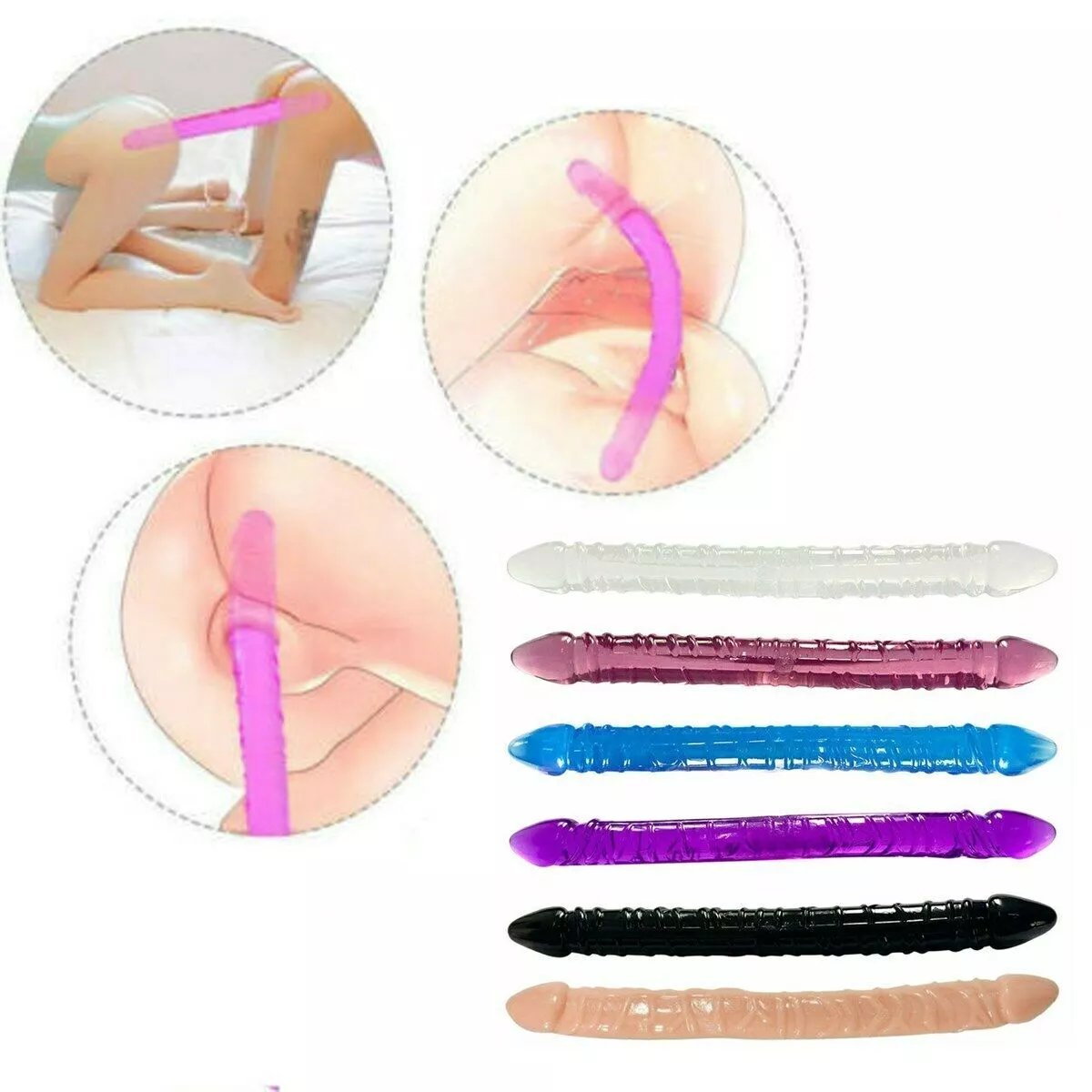 Dildo Doble Flexible "Endless Connection" 📏💕