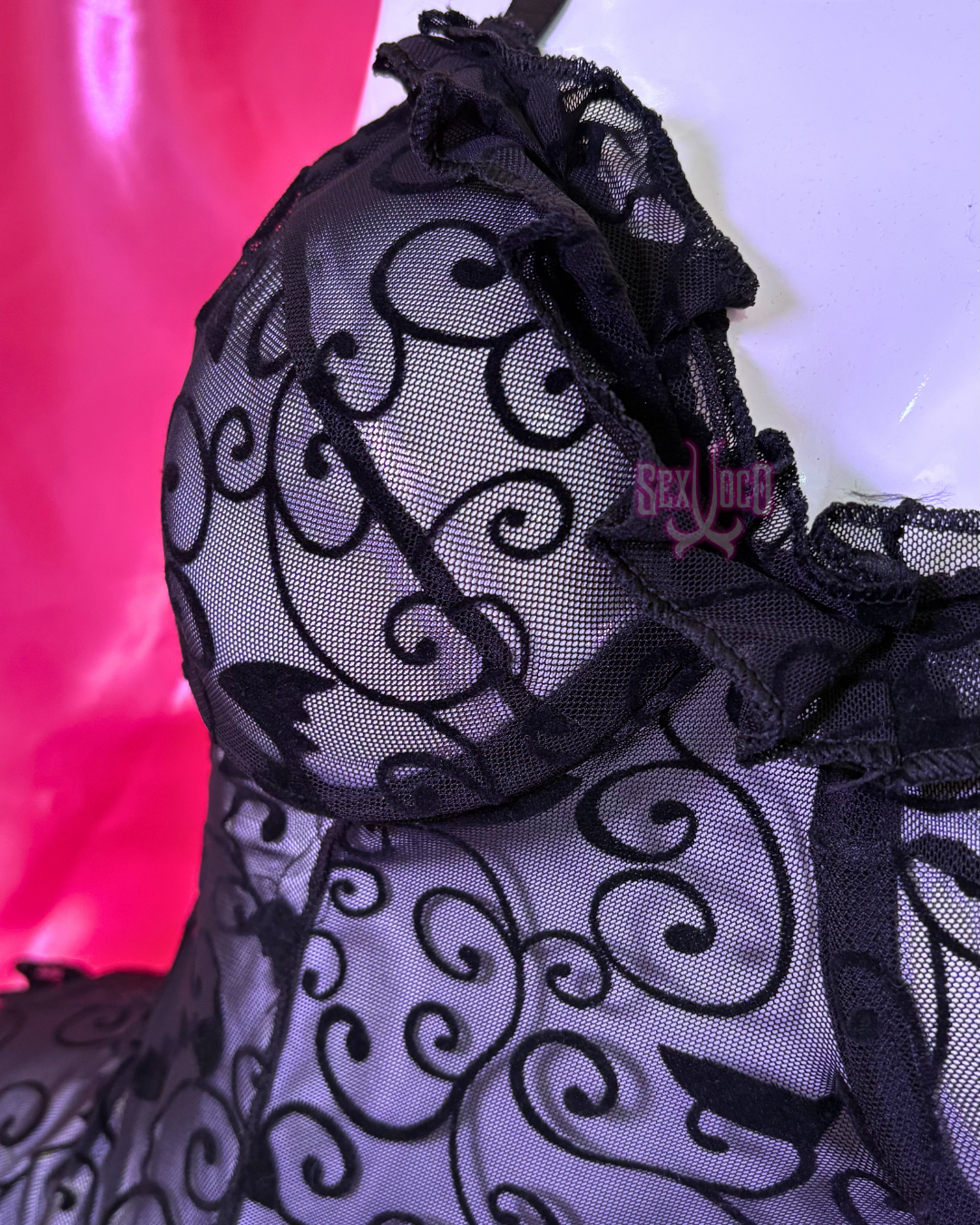 Body "Nocturna" Lace – Murciélagos & Encaje | Sex Xoco 🫦