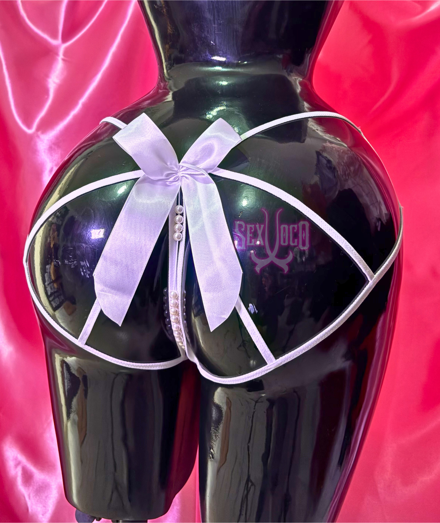 🎀 TANGA "PEARL HARNESS" - FANTASÍA Y ESTIMULACIÓN