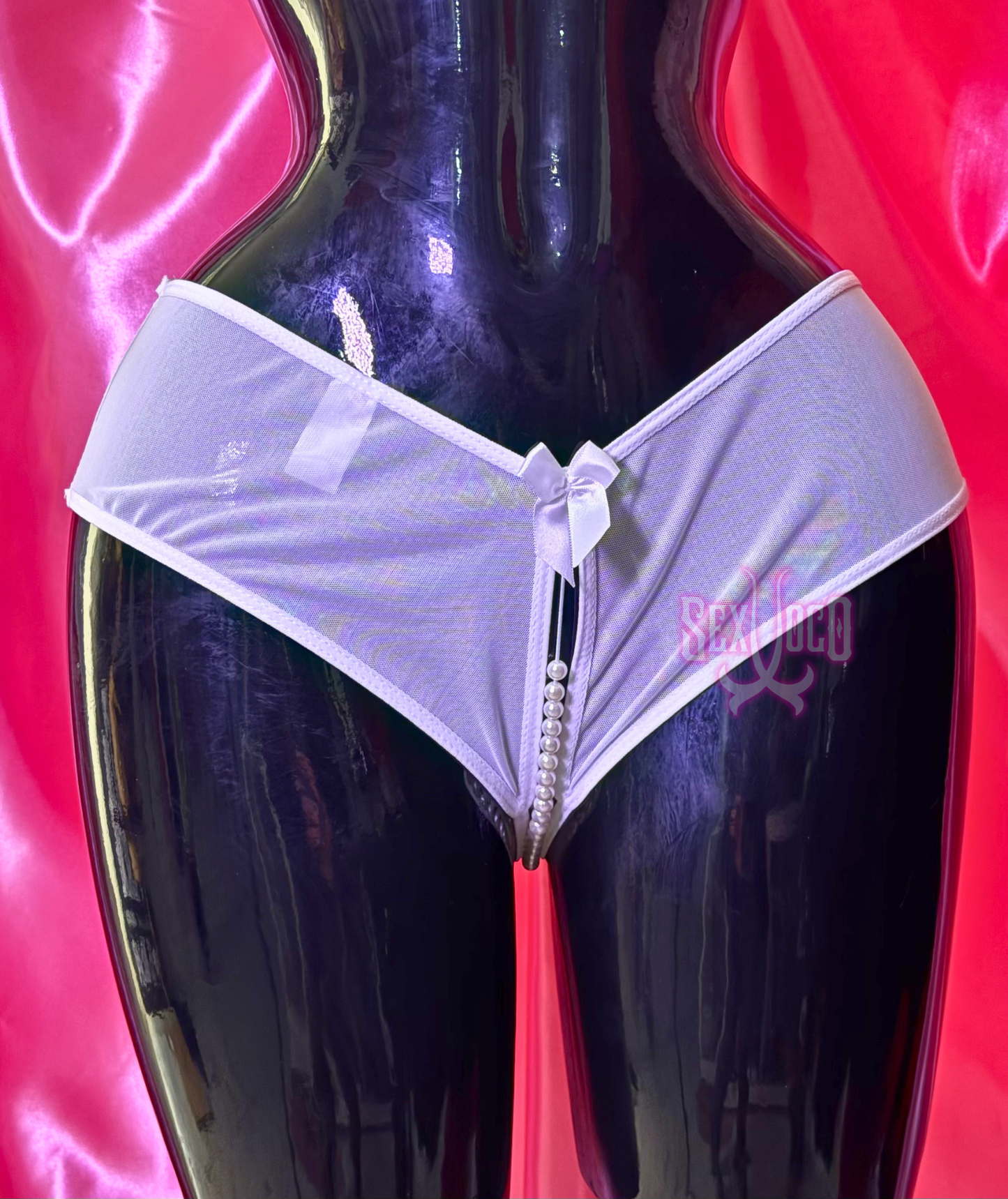 🎀 TANGA "PEARL HARNESS" - FANTASÍA Y ESTIMULACIÓN
