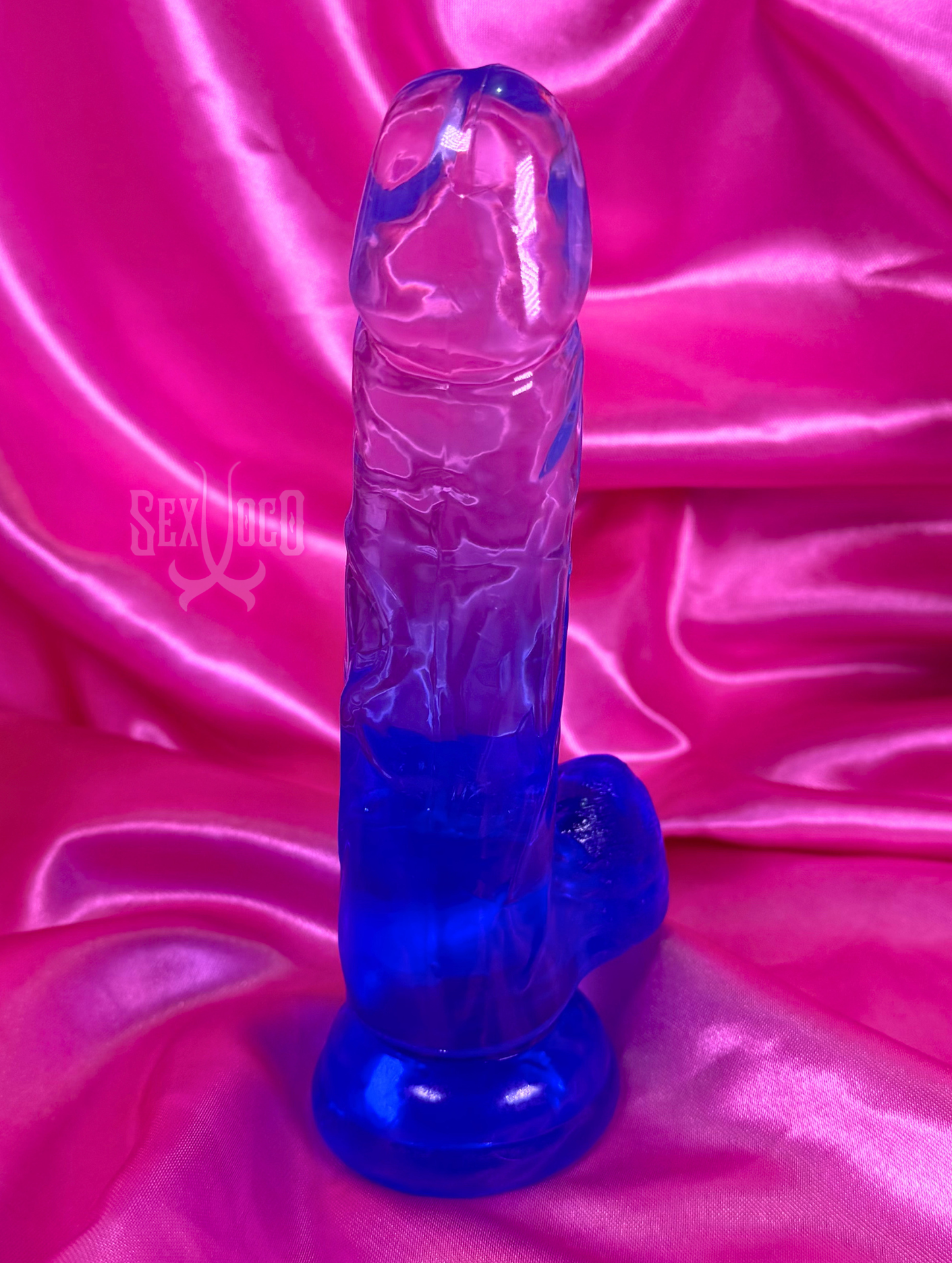 🍆 Dildo Traslúcido Premium con Ventosa (17 cm)