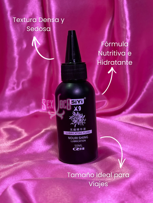 Lubricante SiYi X9 – Sensibilizante y Relajante Anal (50ml) 🖤🍑