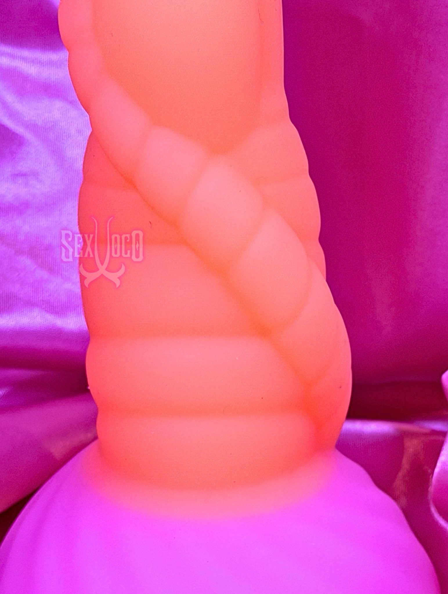 Dildo Espiral de Silicone 25 cm – Textura Retorcida | Sex Xoco - Imagen 5