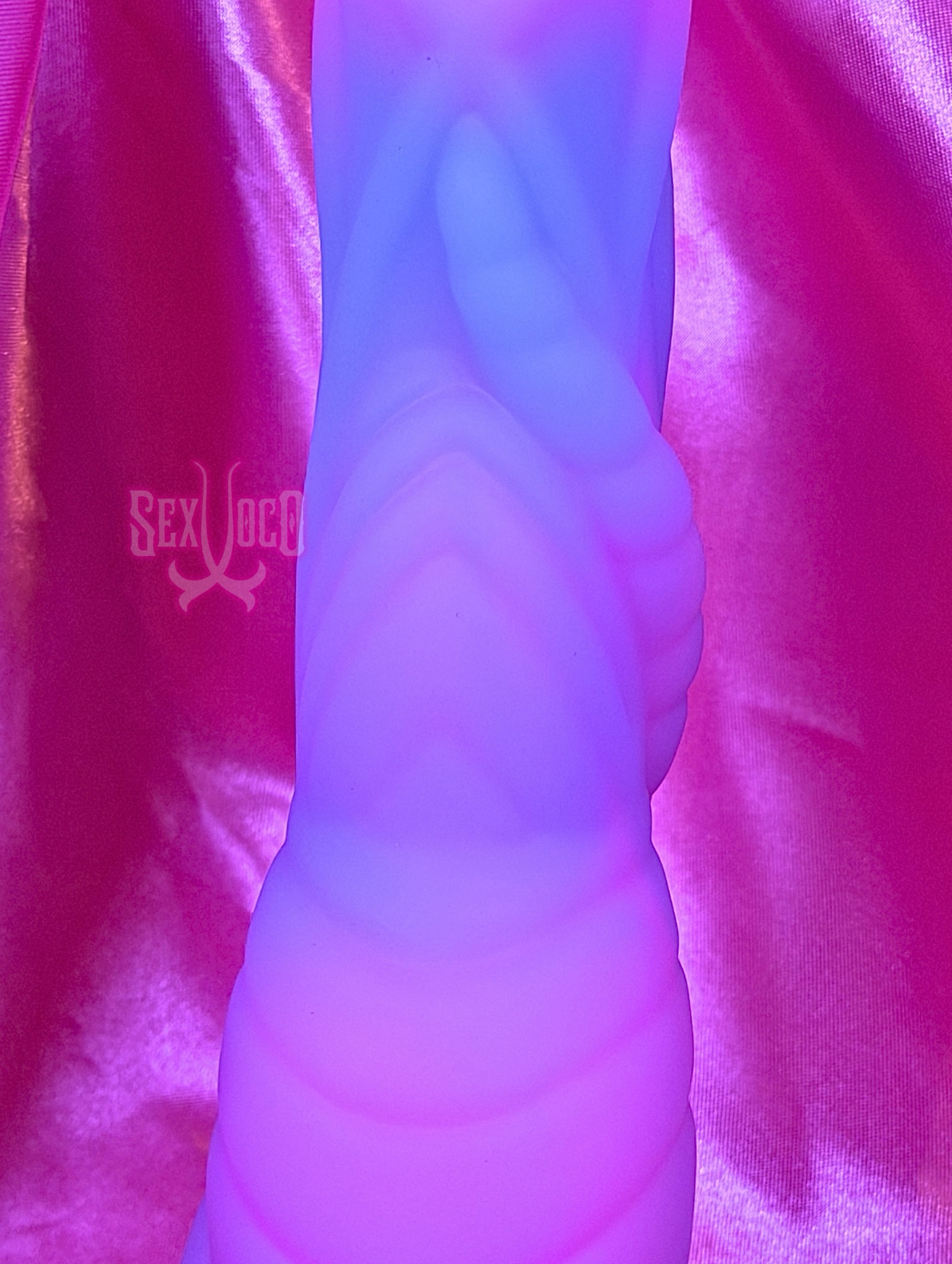 Dildo Espiral de Silicone 25 cm – Textura Retorcida | Sex Xoco - Imagen 2