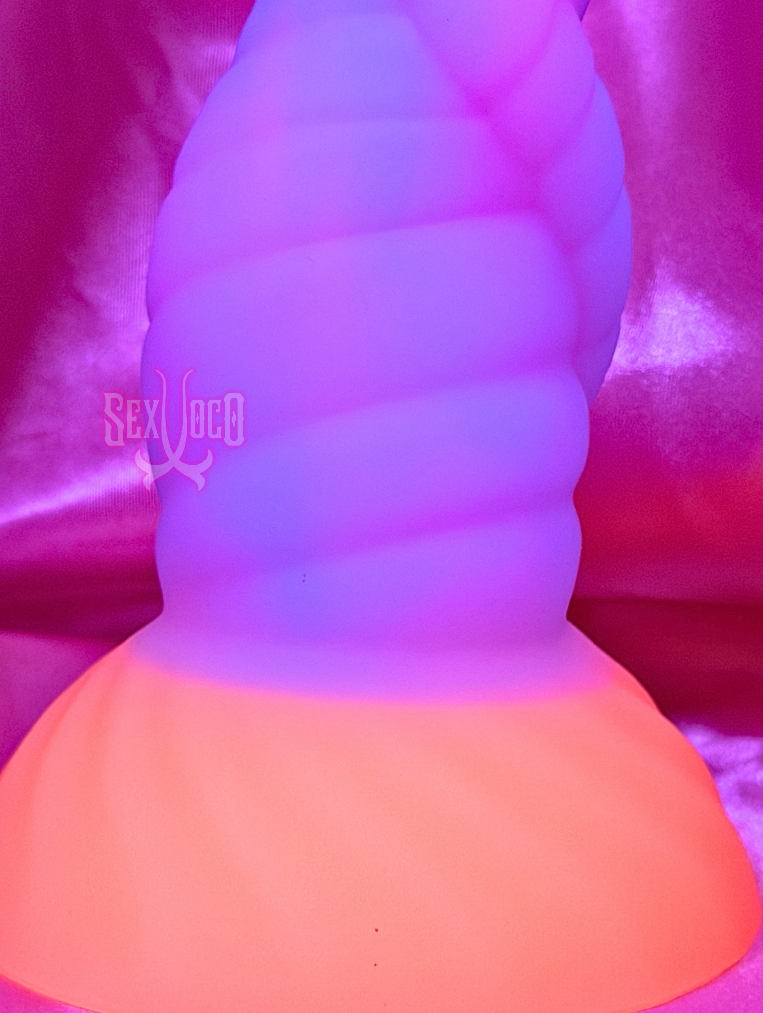 Dildo Espiral de Silicone 25 cm – Textura Retorcida | Sex Xoco - Imagen 3