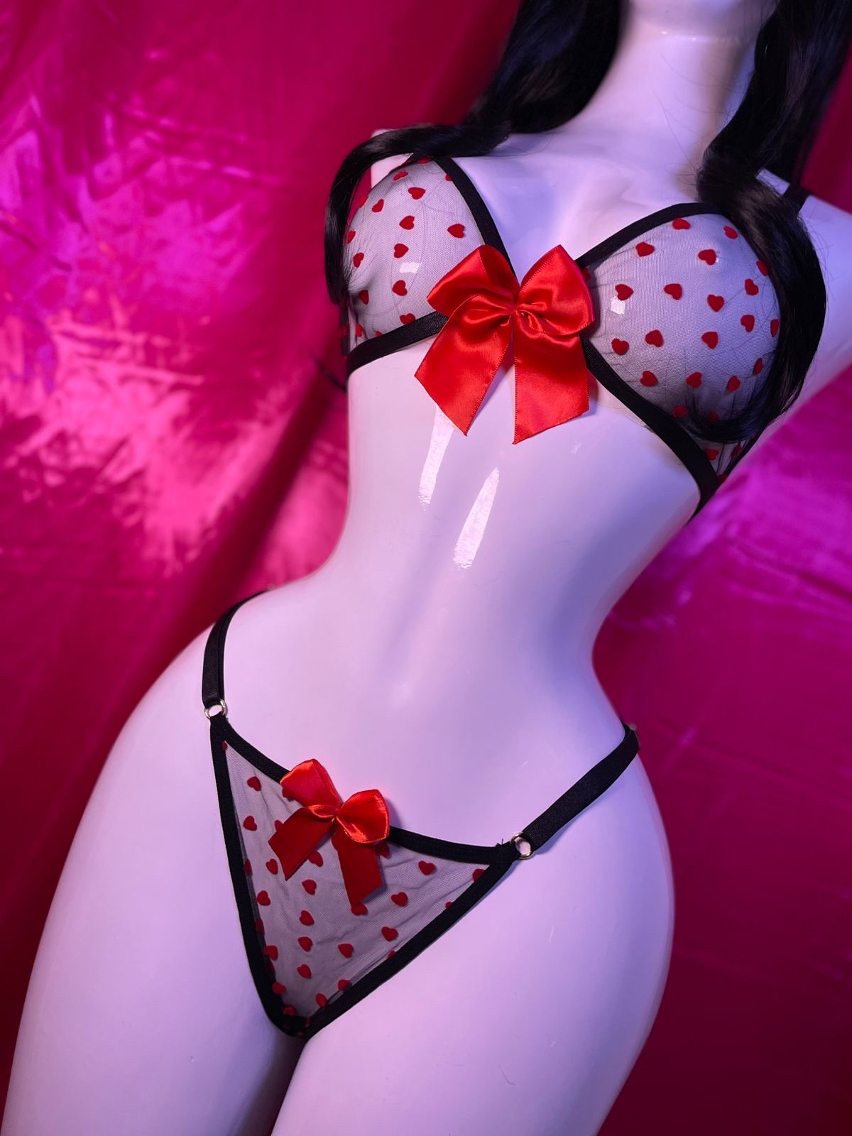 CONJUNTO "SWEET SEDUCTION" CON CADENAS DE MENSAJE