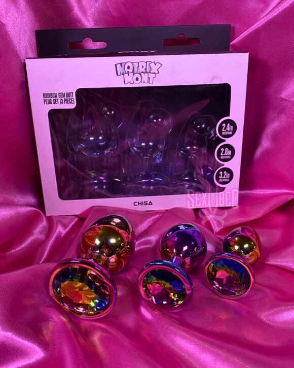 Rainbow Gem Set: El Lujo del Placer Anal