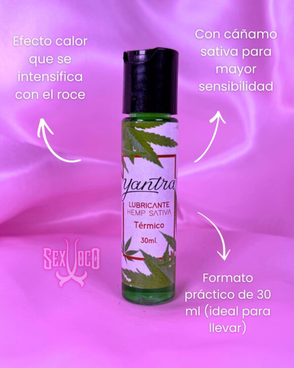 Lubricante Térmico Yantra: Hemp Sativa – Calor Sensorial