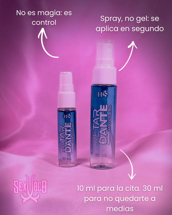 Retardante Masculino HS | Spray 10 ml o 30 ml