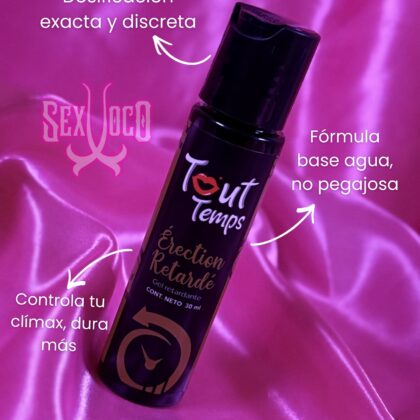 Gel Retardante Masculino "Tout Temps" – Control y Duración (30 ml)