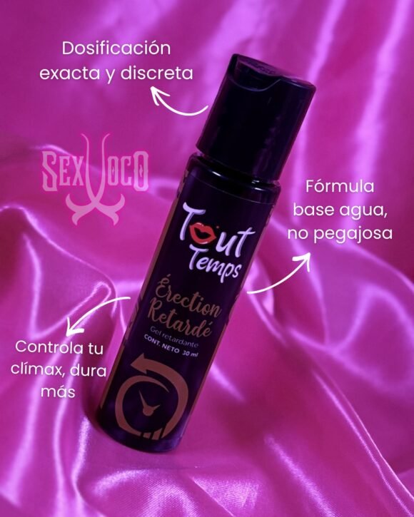 Gel Retardante Masculino "Tout Temps" – Control y Duración (30 ml)