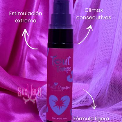 Multi-Orgasme – Gel Lubricante Tout Temps 30 ml | Clímax consecutivos