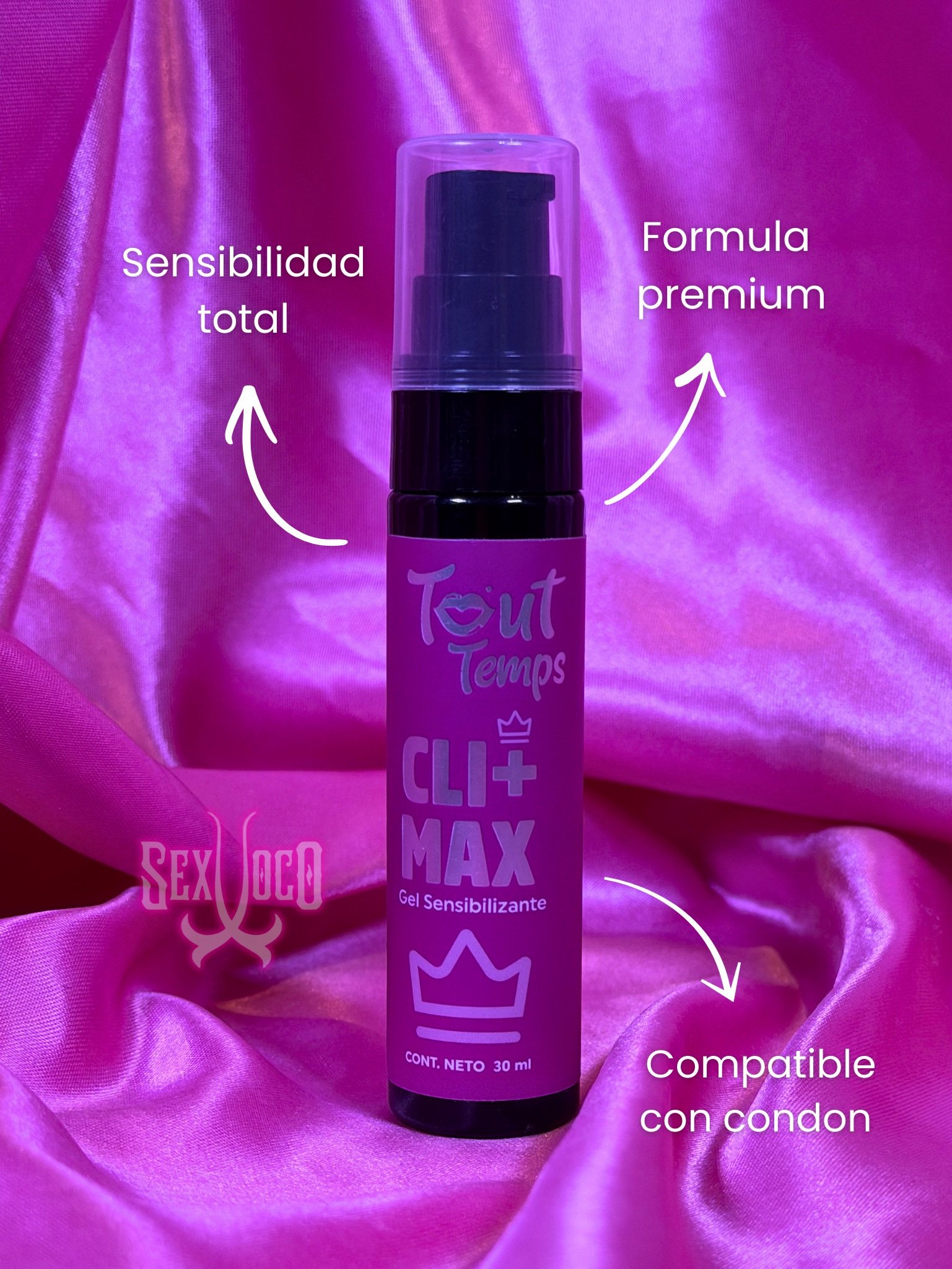 CLI+ MAX – Gel Sensibilizante Tout Temps 30 ml | Sensibilidad total