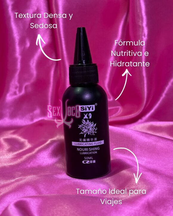 Lubricante SiYi X9 – Sensibilizante y Relajante Anal (50ml) 🖤🍑