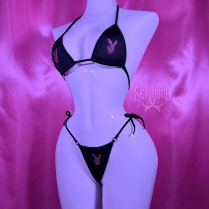 Sexy Micro Bikini Playboy | Conejo Brillante | Varios Colores