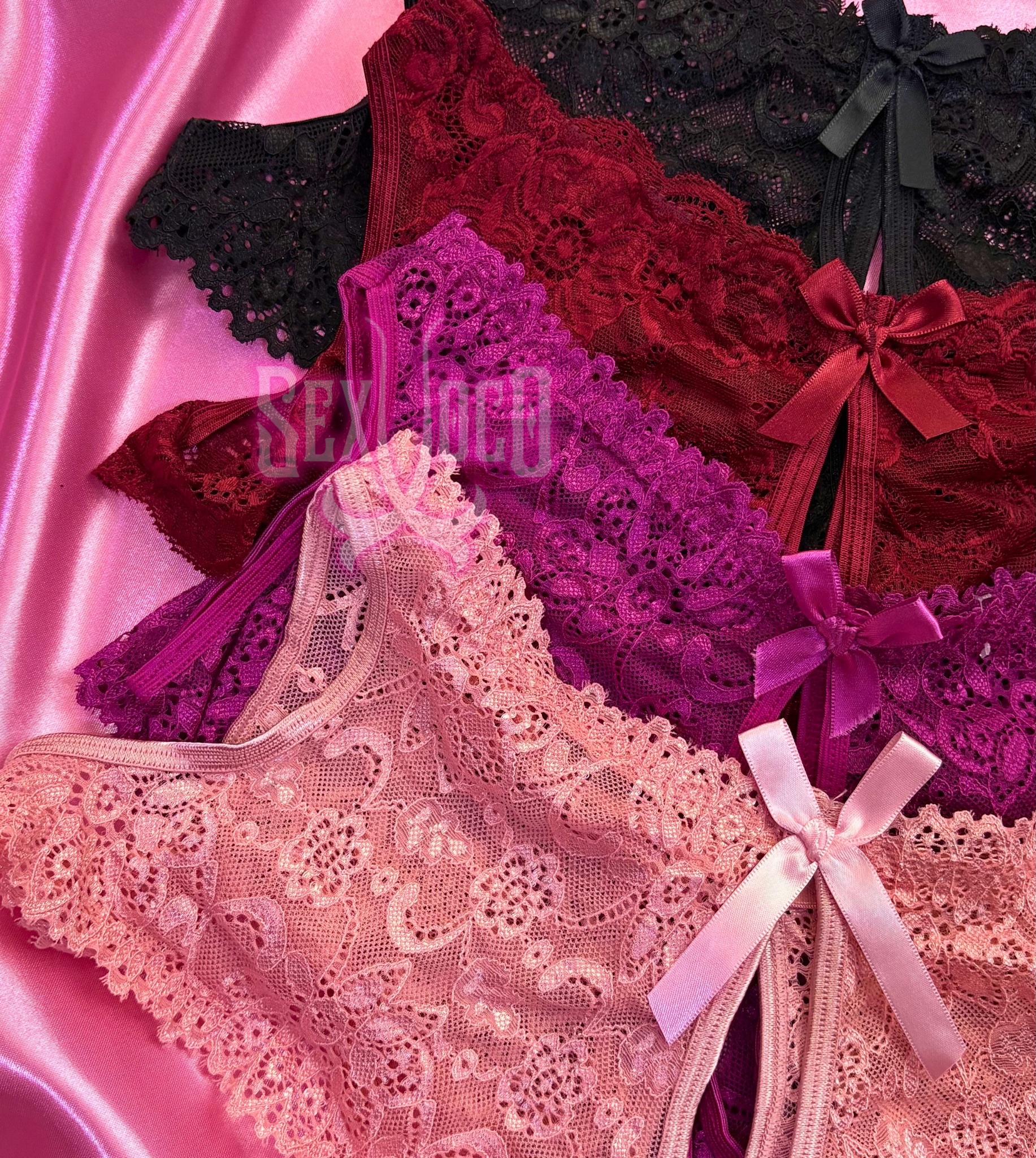 CACHETERA "LACE SURPRISE" - PASIÓN ABIERTA - Imagen 2