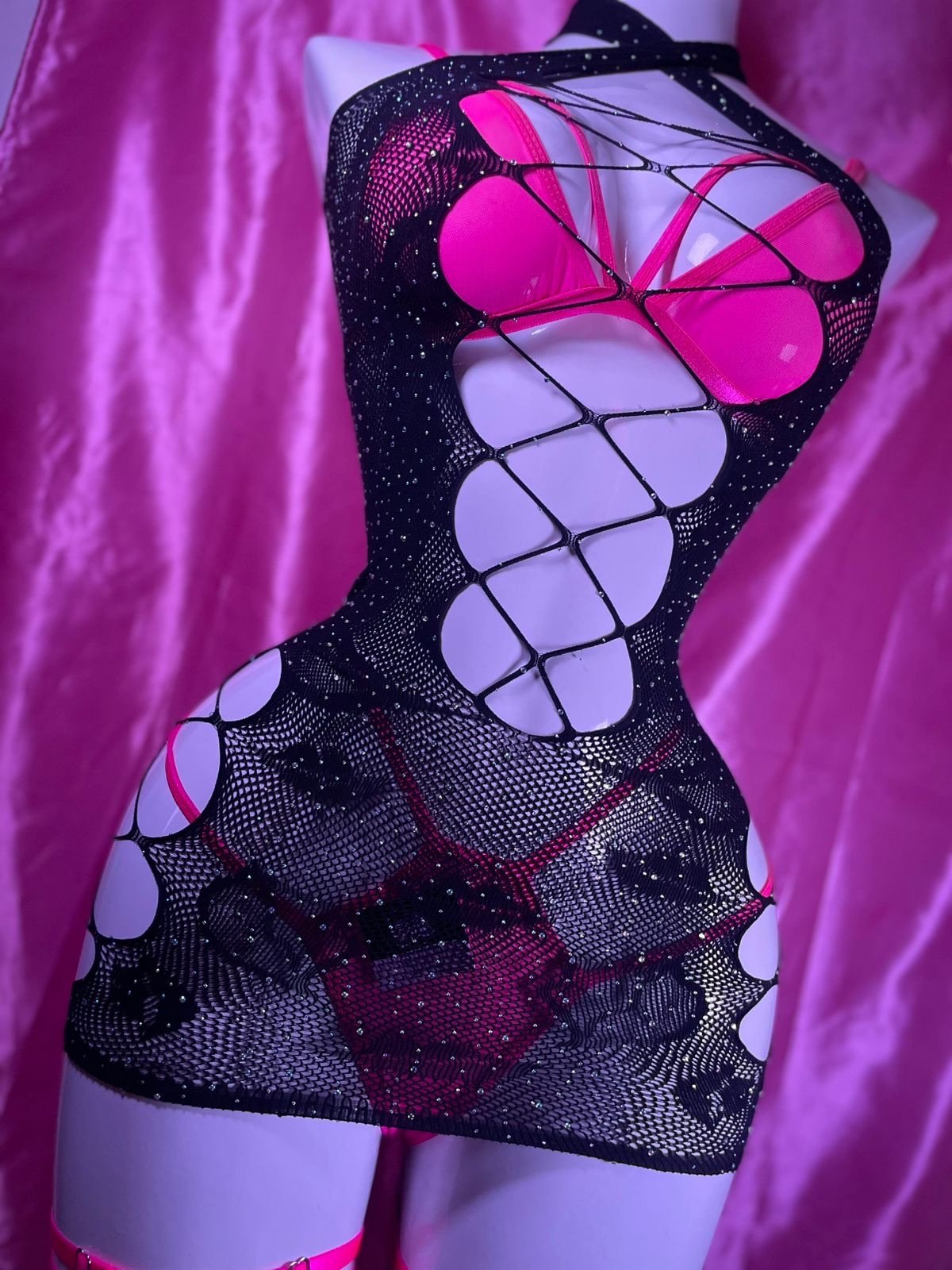 Conjunto "Xoco Party" – Brillo, Red y Pasión 💎❤️🔥