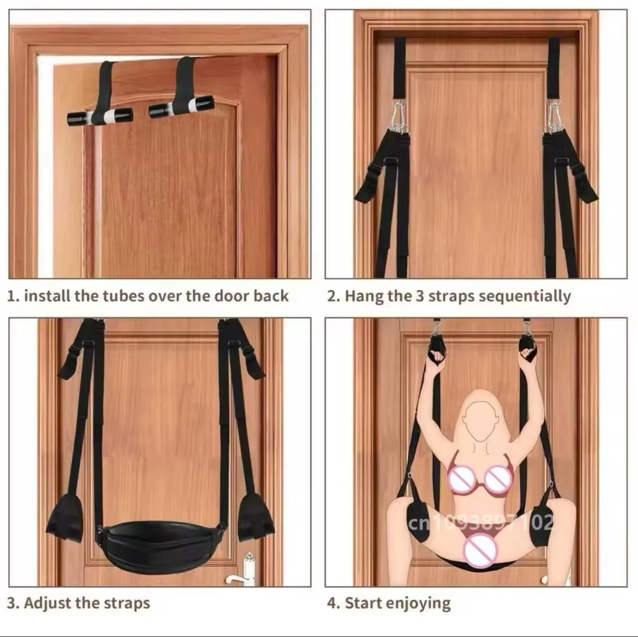 Columpio de Puerta "Air Passion" – Placer en Suspensión - Imagen 3