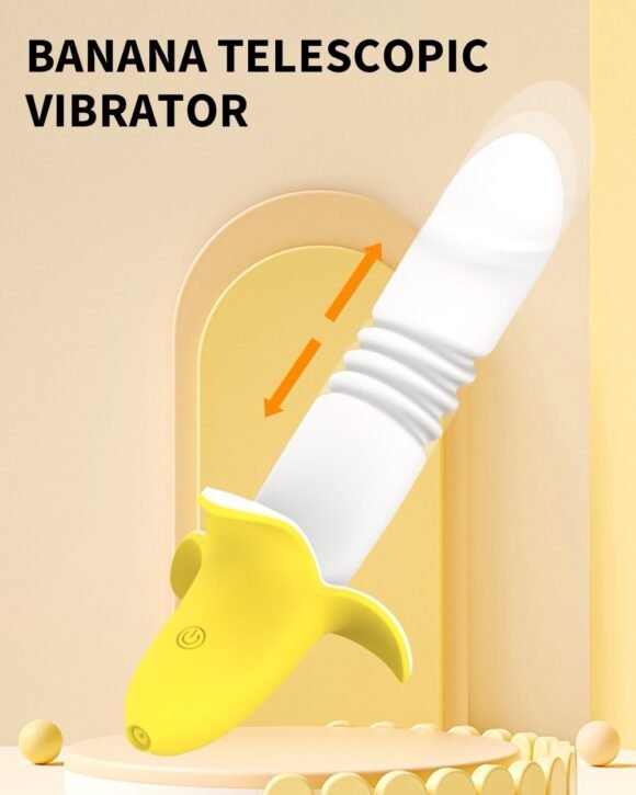 Vibrador Telescópico "Happy Banana" – ¡Más que una Fruta! 🍌⚡