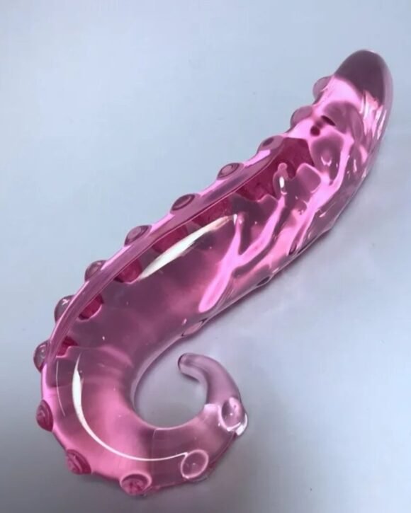Dildo de Vidrio Borosilicato "Tentacle Pleasure" – Arte y Sensación Térmica