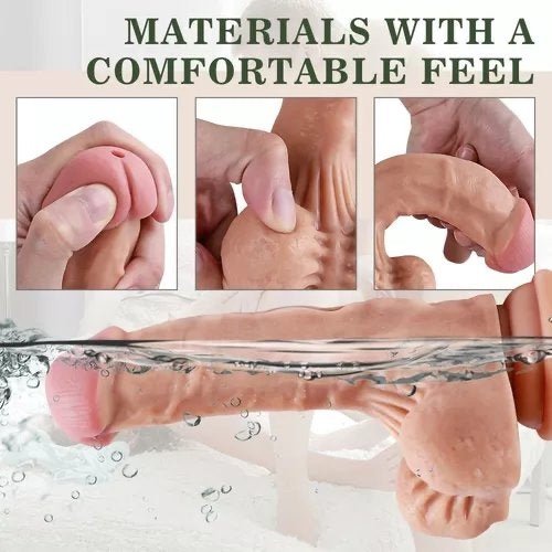 Dildo Realista Lifelike "X-MEN" – Con Vibración y Sistema de Eyaculación (21cm) 🍆💦 - Imagen 4