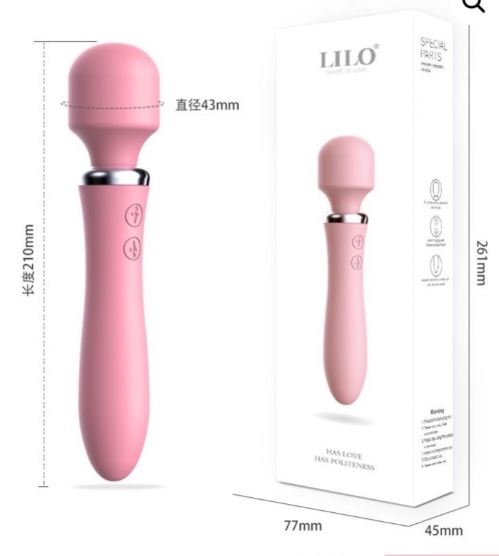 Vibrador "Double Delight" 2 en 1 – Estilo Micrófono 🎤💖 - Imagen 3