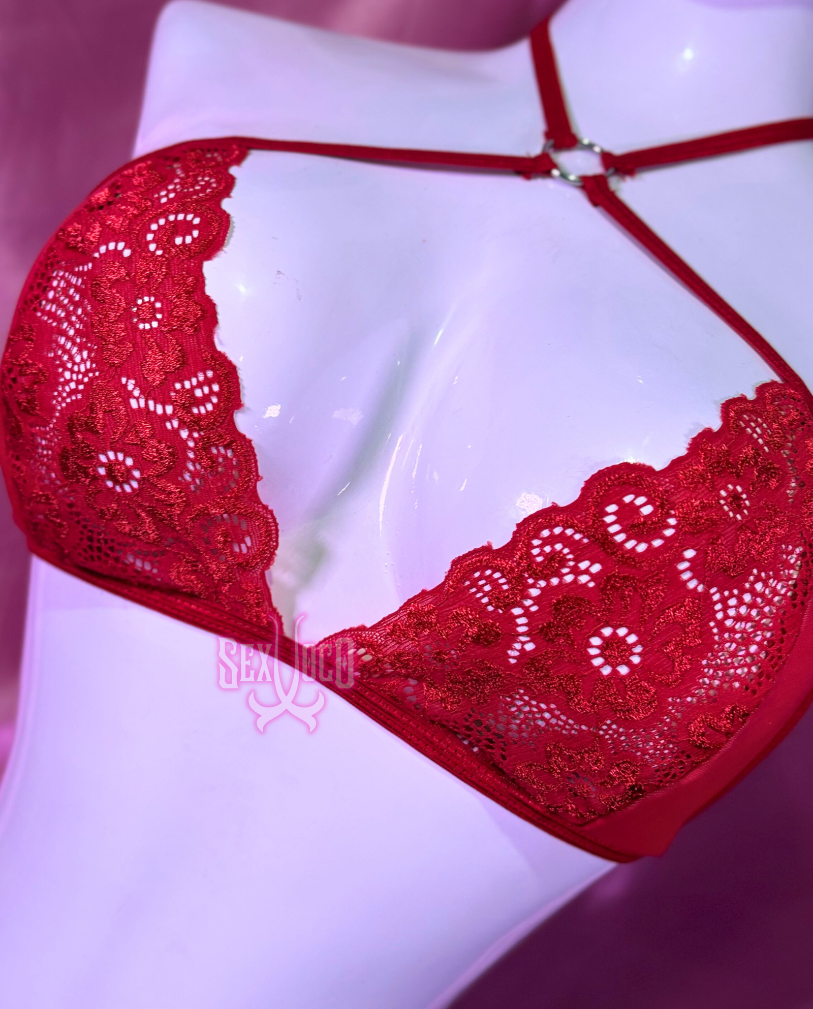 💞 SET "RED PASSION": PURA TENTACIÓN Y ESTILO COQUETTE ARNÉS - Imagen 3