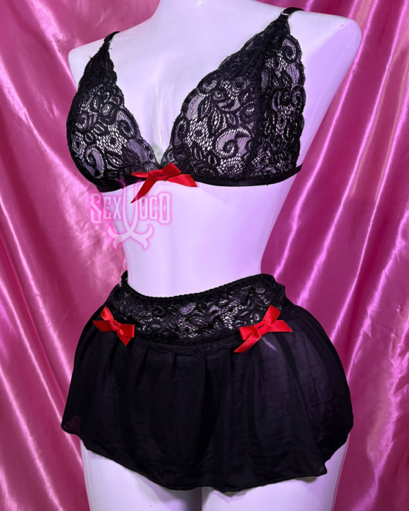 💞 SET "PASSION BOWS": DULZURA Y SEDUCCIÓN IRRESISTIBLE