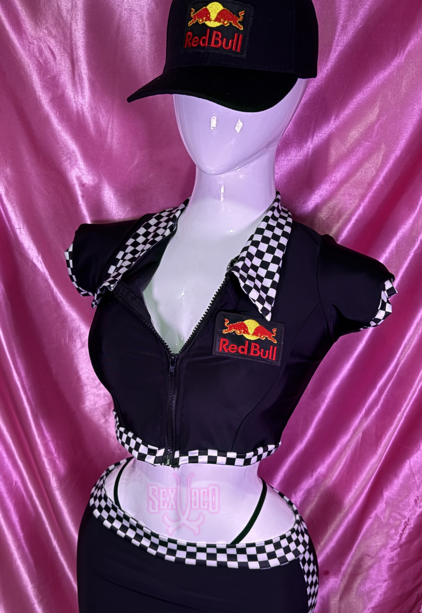 🏎️ COSTUME "RED BULL RACE GIRL": ¡LA REINA DE LA PISTA! - Imagen 2