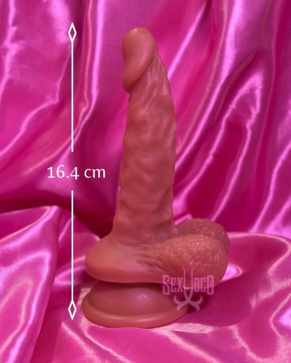 🍌 Dildo Realista 16.4 cm: Placer con Textura y Control ✨🛡️